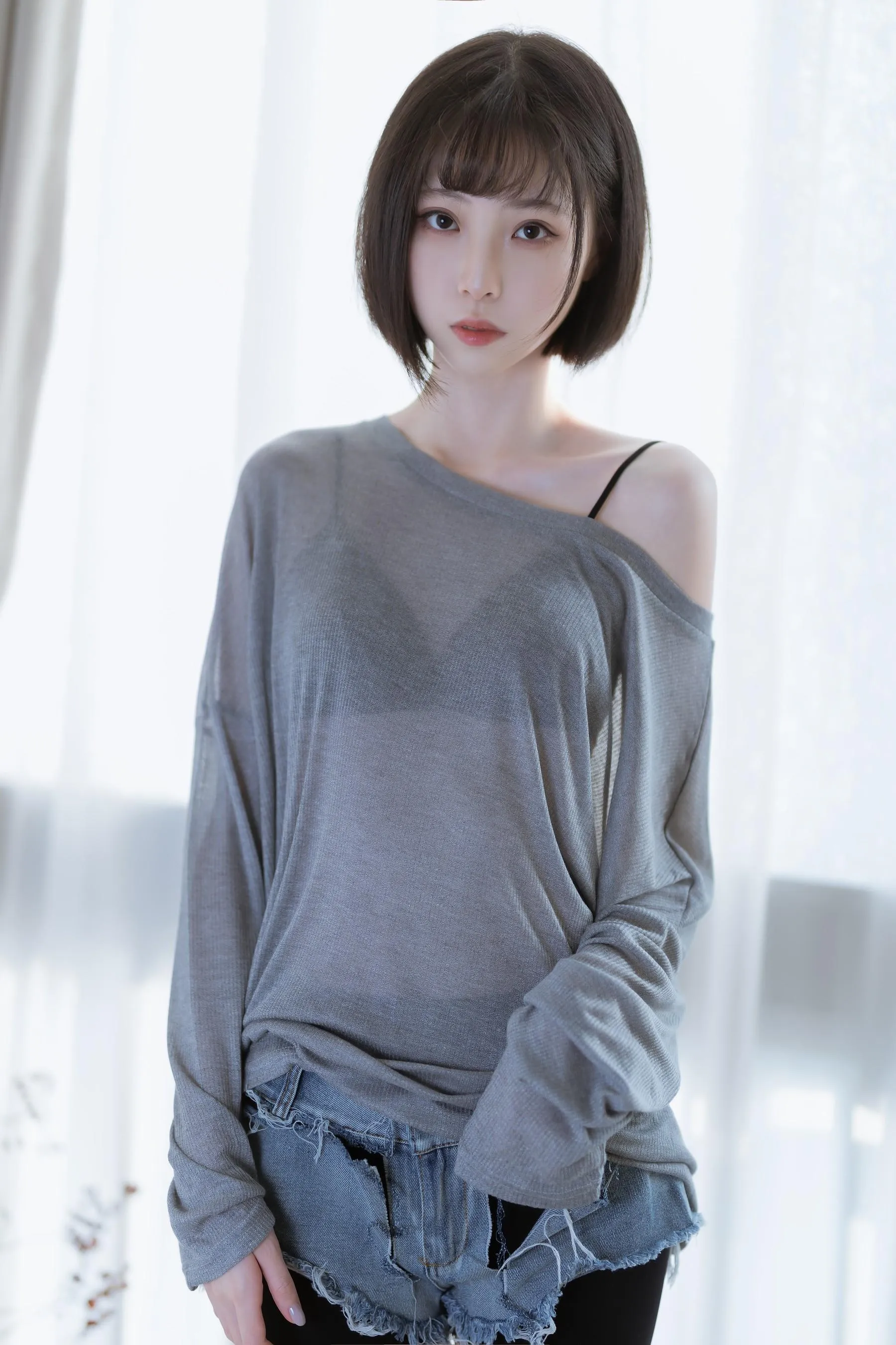 许岚LAN – NO.27 半透毛衣 [41P]插图3